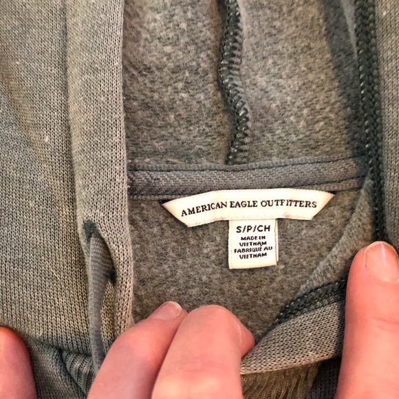 American Eagle Tunic Hoodie green small - Picture 5 of 7